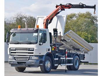 מזהיר DAF CF 75.310 Kipper 4,30 m* KRAN * TOPZUSTAND: תמונה 3