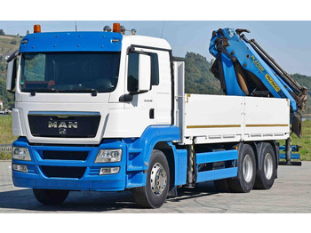 משאית צד נופל/ שטוחה, משאית מנוף MAN TGS 26.480 * PK 27002 + JIB PJ060 + FUNK / 6x4: תמונה 3