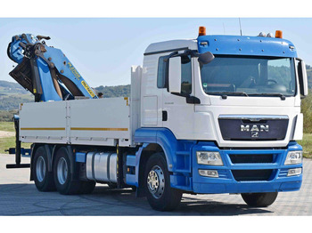 משאית צד נופל/ שטוחה, משאית מנוף MAN TGS 26.480 * PK 27002 + JIB PJ060 + FUNK / 6x4: תמונה 4