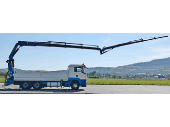 משאית צד נופל/ שטוחה, משאית מנוף MAN TGS 26.480 * PK 27002 + JIB PJ060 + FUNK / 6x4: תמונה 5