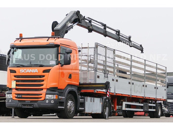 משאית צד נופל/ שטוחה SCANIA R 410