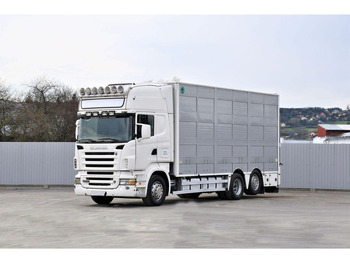 משאית להובלת בעלי חיים SCANIA R 500