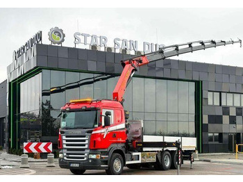 משאית צד נופל/ שטוחה SCANIA R 500