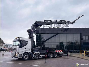 משאית מנוף Iveco  STRALIS AS320S50Y 8x2 HMF 8520-0K6 FLY JIB Winc: תמונה 3