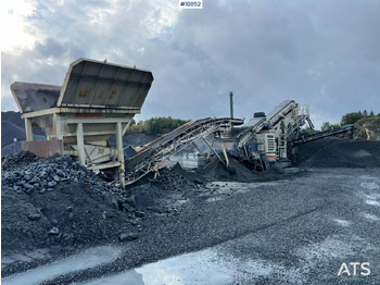 מגרסה ניידת Metso Lokotrack LT220D Finknuser m/ sikt, matekasse og transportbånd: תמונה 2