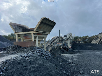 מגרסה ניידת Metso Lokotrack LT220D Finknuser m/ sikt, matekasse og transportbånd: תמונה 3