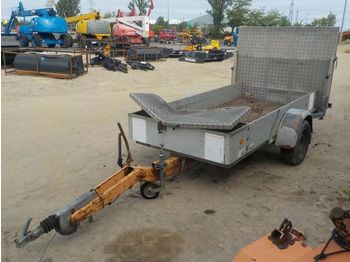 קרון נגרר Trebbiner Single Axle Trailer, Loading Ramp: תמונה 1
