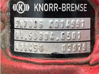 מדד בלימה עבור משאית MAN BRAKE CALIBER  81.50804-6501: תמונה 2