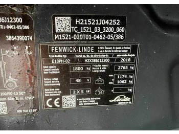 מלגזה חשמלית Linde E18PH-02: תמונה 4