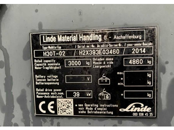מלגזת LPG LINDE H30