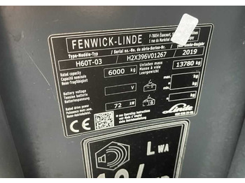 מלגזת LPG Linde H60T-03: תמונה 4