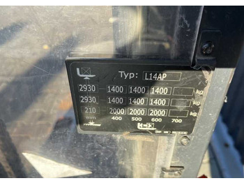 הַחכָּרָה Linde L14AP Linde L14AP: תמונה 5 הַחכָּרָה Linde L14AP Linde L14AP: תמונה 5
