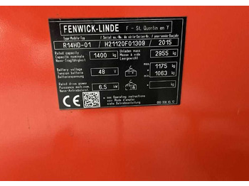 הַחכָּרָה  Linde R14HD-01 Linde R14HD-01: תמונה 3