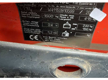 משאית משטחים Linde T16L: תמונה 2