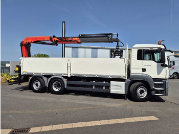 משאית צד נופל/ שטוחה MAN TGS 26.420 6x2-4 LL Palfinger PK 22002-EH B Funk: תמונה 5