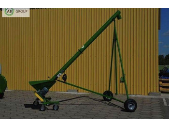 מסוע Mrol przenośnik ślimakowy T401/1 z koszem, Ø110, 8 m: תמונה 3