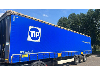 סמיטריילר עם וילונות צד KRONE