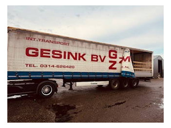 סמיטריילר עם וילונות צד KRONE