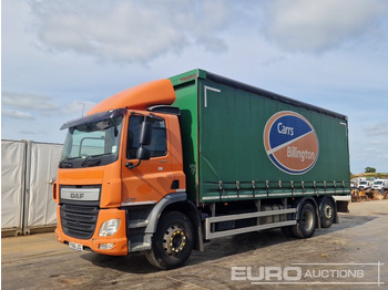משאית וילונות צד DAF CF 370