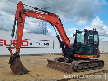 מיני מחפר KUBOTA KX080