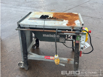 ציוד בנייה Metbo TKHS 315 M 110 Volt Circular Saw: תמונה 2