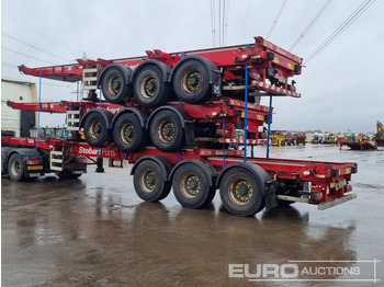 סמיטריילר צד נופל/ שטוח SDC Tri Axle Sliding Skeletal Trailer (3 of): תמונה 3 סמיטריילר צד נופל/ שטוח SDC Tri Axle Sliding Skeletal Trailer (3 of): תמונה 3