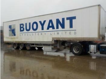 סמיטריילר בתיבה סגורה Tri Axle Step Frame Box Trailer: תמונה 1