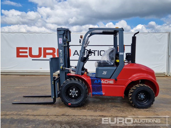 מלגזת שטח קשה Unused 2025 Apache CPCD35 Diesel Rough Terrain Forklift, 2 Stage Mast, Sideshift: תמונה 4