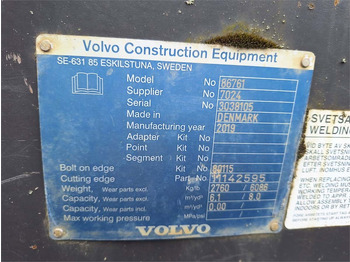 דלי מעמיס עבור מכונת בנייה Volvo 6,1m3: תמונה 4