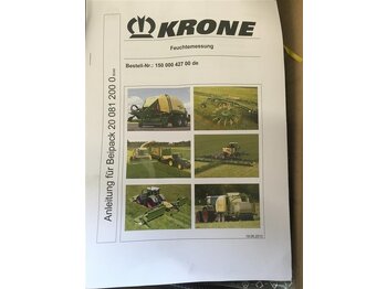 חלקי חילוף עבור מכונת צרור מרובעת Krone Fugtighedsmåler til BIG Pack: תמונה 1