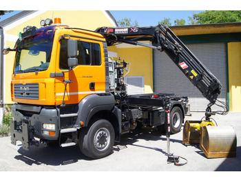מזהיר, משאית מנוף MAN TGA 18.360 BL 4x4/Euro4/TÜV/HIAB 111/MULTILIFT/Winterdienst: תמונה 2