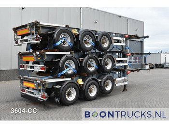 סמיטריילר מוביל מכולות/ החלפת גוף VAN HOOL 20'/30'