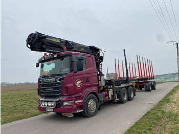 משאית עץ SCANIA R 500
