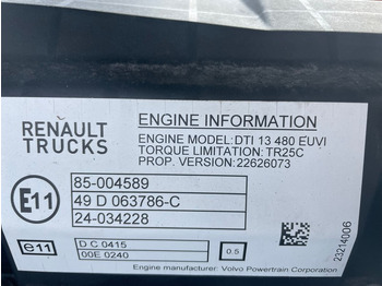 מנוע עבור משאית MOTOR RENAULT T DTI13 E6 480CP: תמונה 5