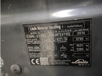הַחכָּרָה Linde E30HL-01/600 Linde E30HL-01/600: תמונה 5