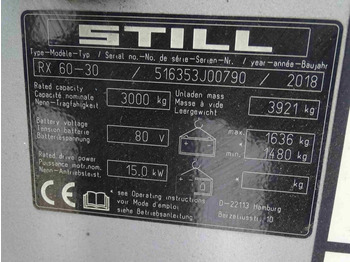 מלגזה חשמלית Still RX60-30: תמונה 5