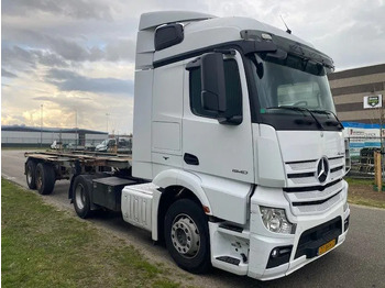 יחידת טרקטור Mercedes-Benz Actros 1840 stream space cabine met spoilers zonneklep, apk gekeurd: תמונה 4