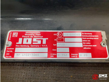 מצמד גלגל חמישי עבור משאית jost Occ montageplaat voor koppelschotel  MP4102 JOST: תמונה 2