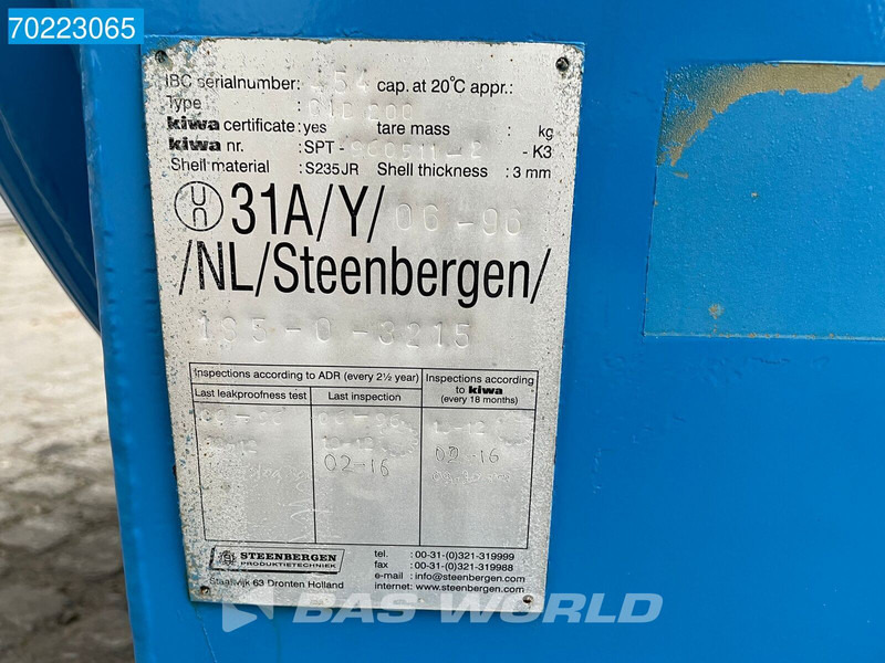 מכונת בנייה steenbergen 01B 200 CERTIFIED FUEL TANK - 2000 L: תמונה 14