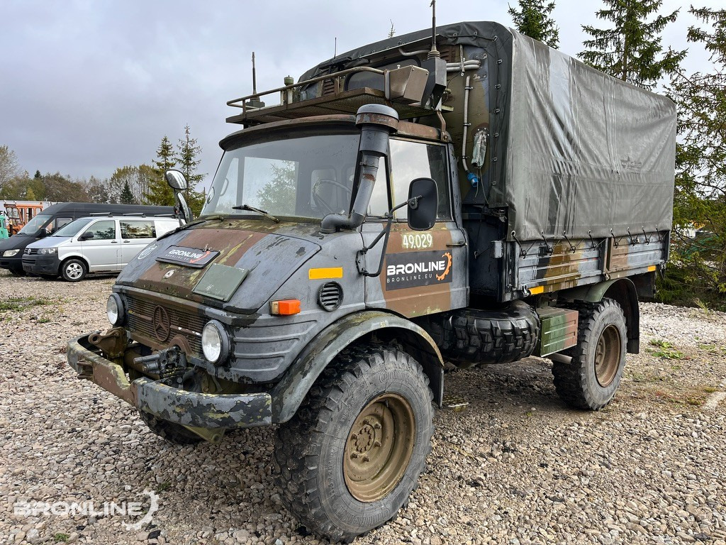 1979 Mercedes-Benz Unimog 416 4x4 - משאית צד נופל/ שטוחה: תמונה 1 1979 Mercedes-Benz Unimog 416 4x4 - משאית צד נופל/ שטוחה: תמונה 1