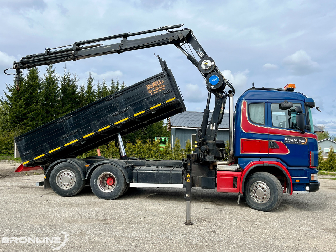 2002 SCANIA R114 6X2*4 Tipper+HIAB 166-e5 crane - מזהיר, משאית מנוף: תמונה 4 2002 SCANIA R114 6X2*4 Tipper+HIAB 166-e5 crane - מזהיר, משאית מנוף: תמונה 4