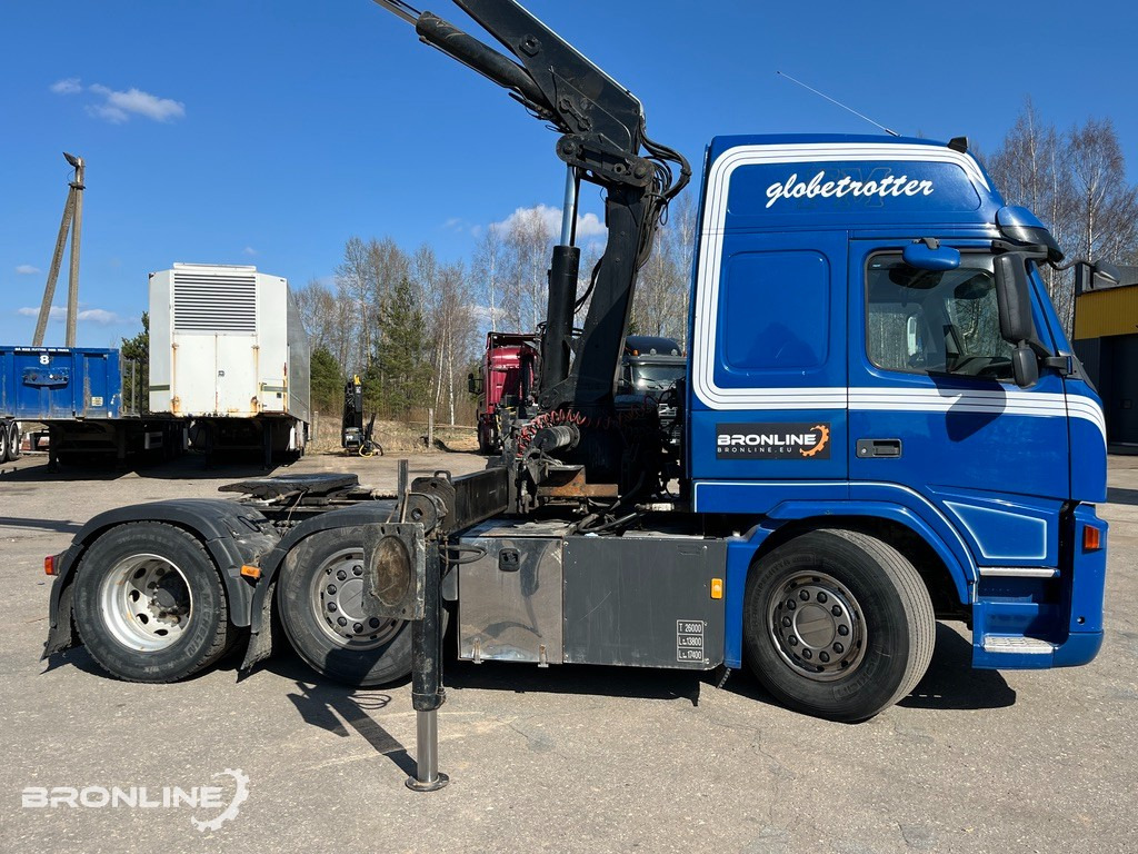 2008 VOLVO FM440 6x2+HIAB Crane+Platform trailer - יחידת טרקטור, סמיטריילר צד נופל/ שטוח: תמונה 4 2008 VOLVO FM440 6x2+HIAB Crane+Platform trailer - יחידת טרקטור, סמיטריילר צד נופל/ שטוח: תמונה 4