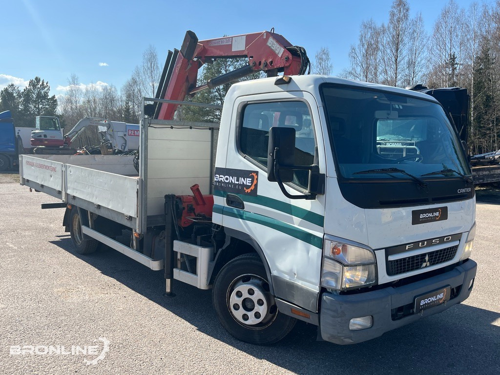 2011 Mitsubishi Fuso Canter + HMF 635K3 - משאית צד נופל/ שטוחה: תמונה 2 2011 Mitsubishi Fuso Canter + HMF 635K3 - משאית צד נופל/ שטוחה: תמונה 2