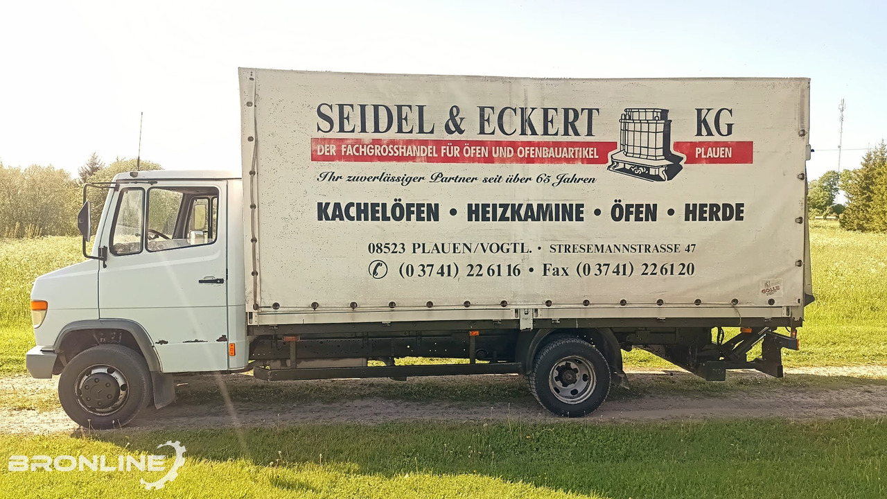 Mercedes-Benz Vario 812 4x2 tent box + lift N2 - משאית וילונות צד: תמונה 2 Mercedes-Benz Vario 812 4x2 tent box + lift N2 - משאית וילונות צד: תמונה 2