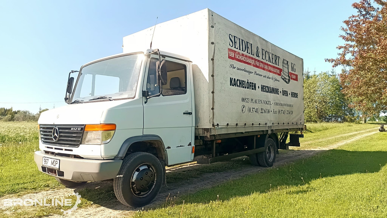 Mercedes-Benz Vario 812 4x2 tent box + lift N2 - משאית וילונות צד: תמונה 1 Mercedes-Benz Vario 812 4x2 tent box + lift N2 - משאית וילונות צד: תמונה 1