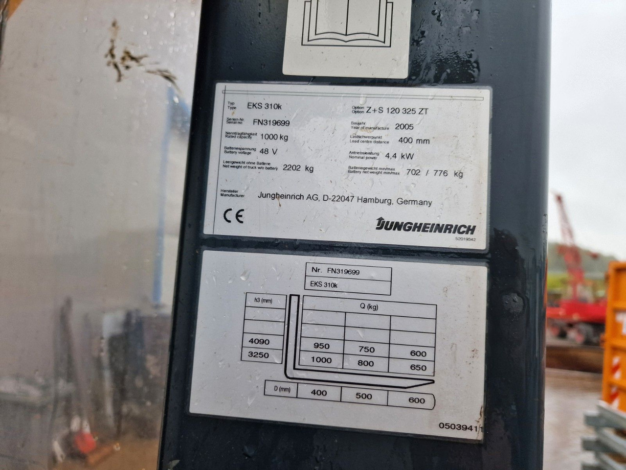 בוחר הזמנות Jungheinrich EKS 310 k Bj 2005 Hochhub Kommissionierer: תמונה 7