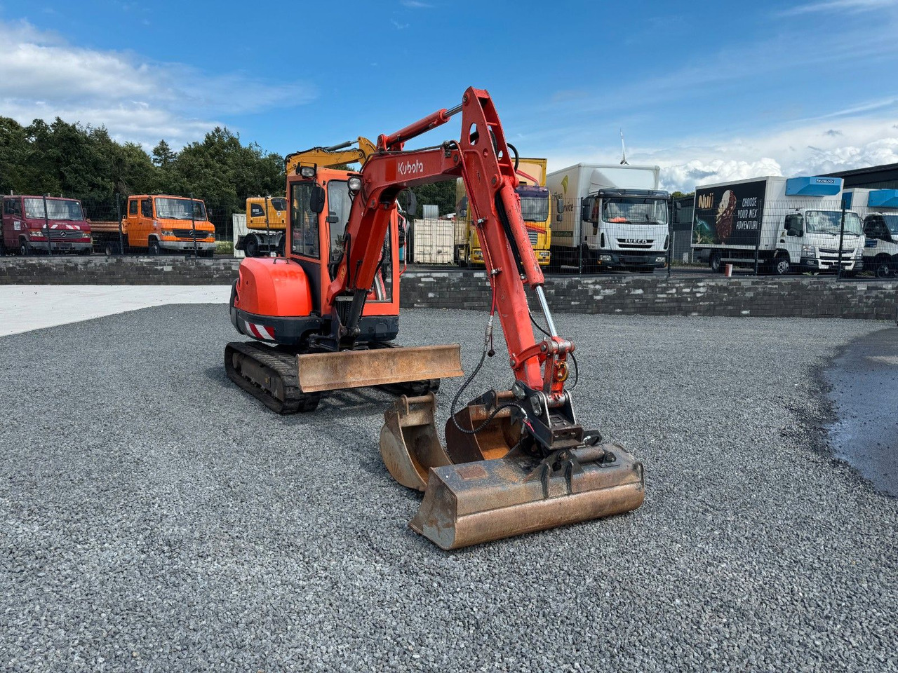 Kubota KX 121-3a KX121 Minibagger Monoausleger 3xLöffel - מיני מחפר: תמונה 3 Kubota KX 121-3a KX121 Minibagger Monoausleger 3xLöffel - מיני מחפר: תמונה 3