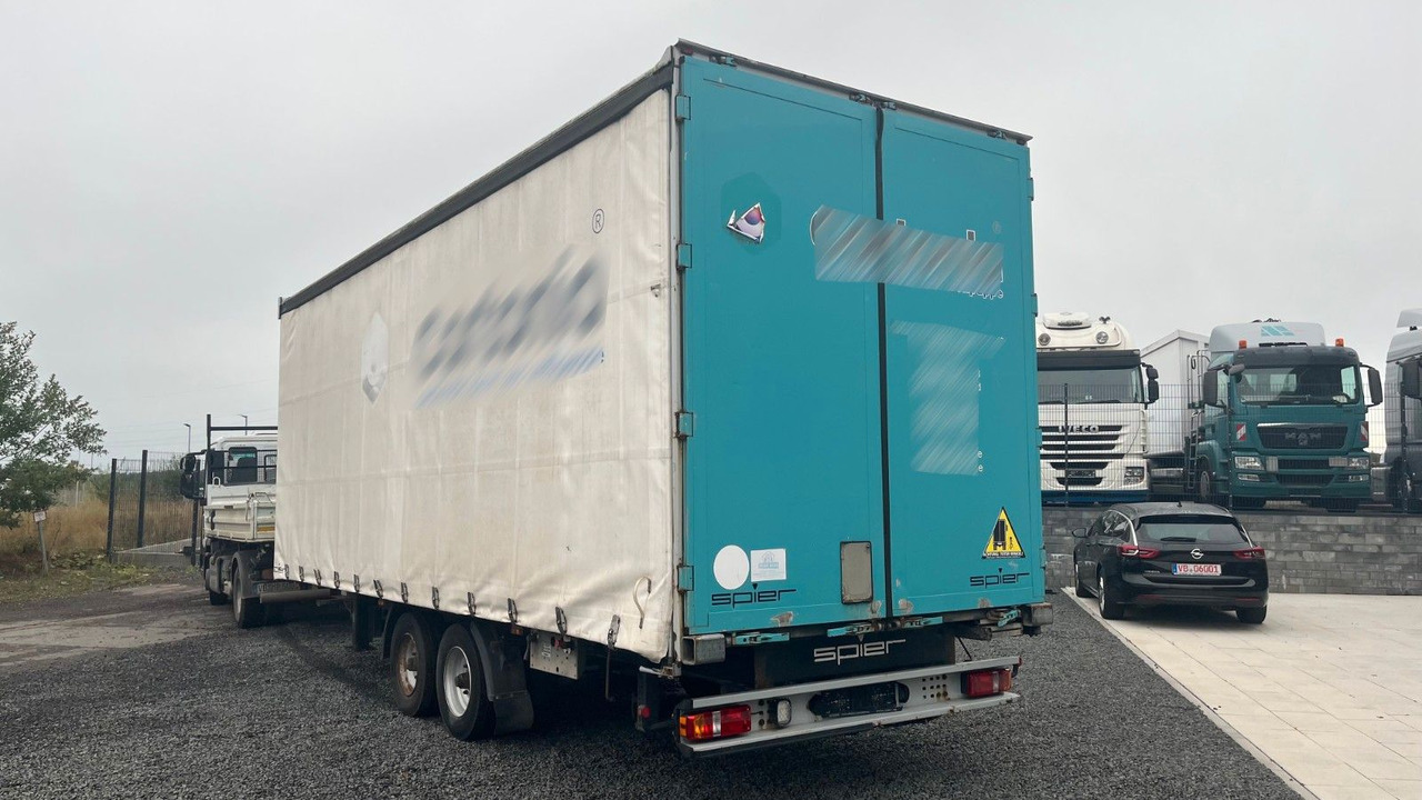 Spier ZPL 255 Tandem Anhänger BPW Achsen - קרון נגרר עם וילונות צד: תמונה 3 Spier ZPL 255 Tandem Anhänger BPW Achsen - קרון נגרר עם וילונות צד: תמונה 3