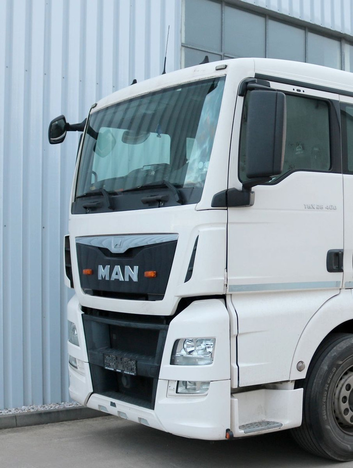 MAN TGX 26.400 6x2-4 Kran Palfinger + FUNK / RC - משאית צד נופל/ שטוחה, משאית מנוף: תמונה 2 MAN TGX 26.400 6x2-4 Kran Palfinger + FUNK / RC - משאית צד נופל/ שטוחה, משאית מנוף: תמונה 2