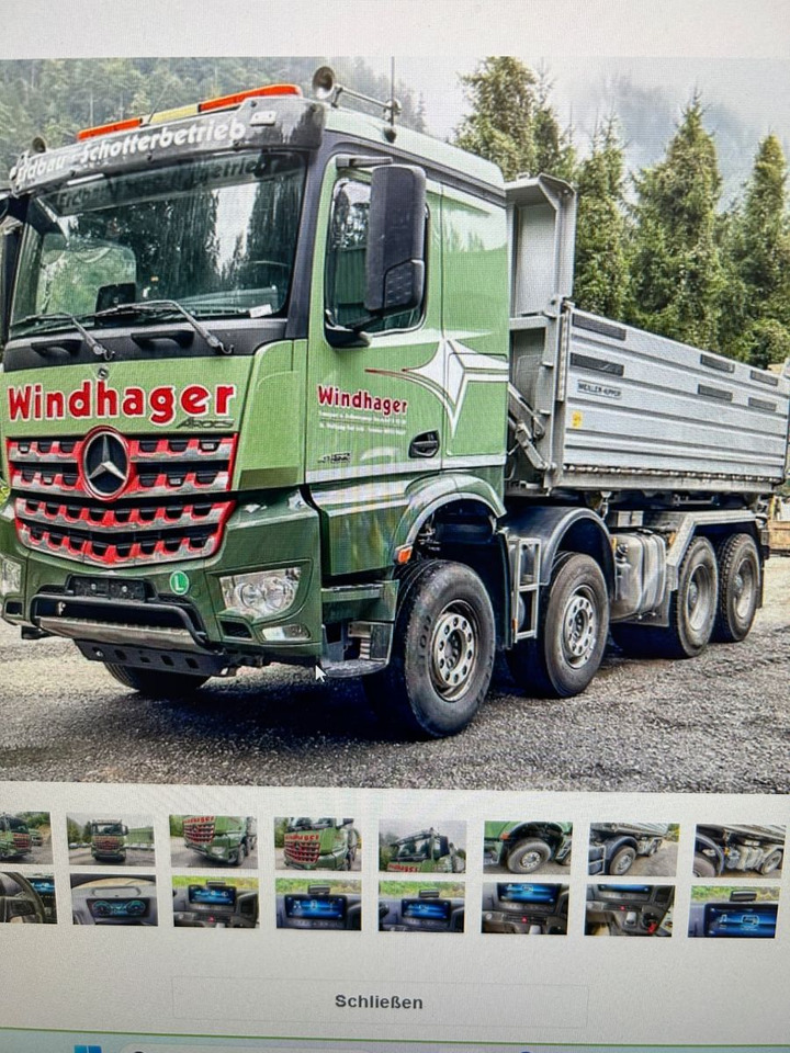 Mercedes-Benz Arocs 4152 8x4 BB Meiller Special Kipper - מזהיר: תמונה 1 Mercedes-Benz Arocs 4152 8x4 BB Meiller Special Kipper - מזהיר: תמונה 1